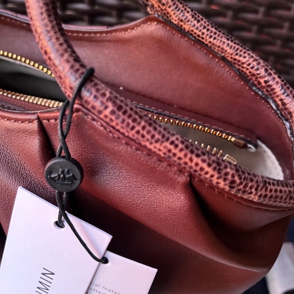 NWT HTF Brahmin Small Elaine Pecan Haiku Satchel - Picture 9 of 16